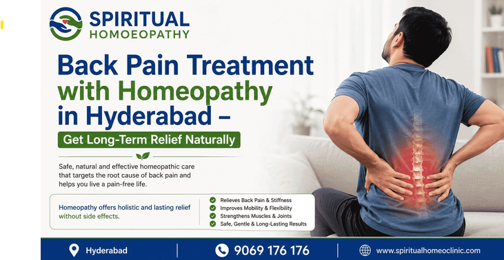 Back Pain Treatment with Homeopathy in Hyderabad